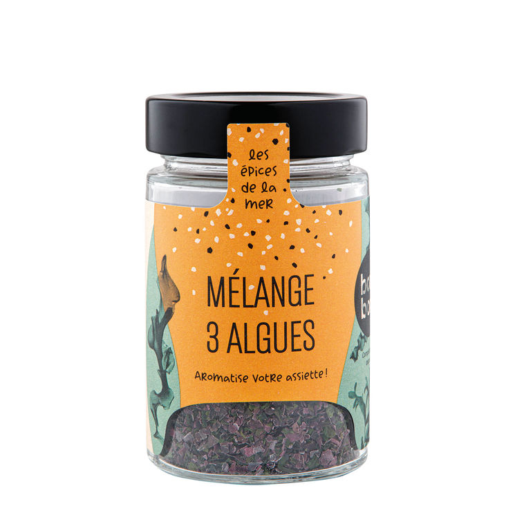 Mélange aux 3 algues bio - le pot en verre de 35 g