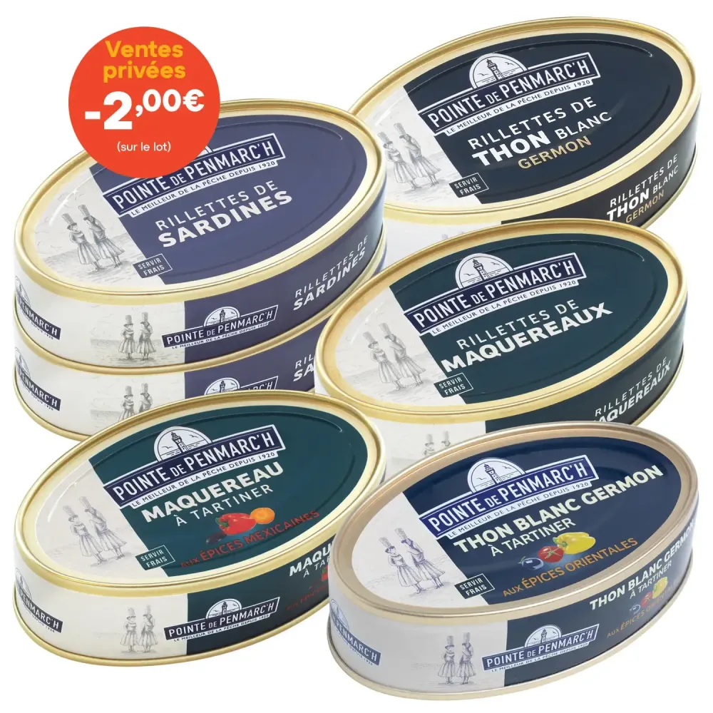 Assortiment de rillettes