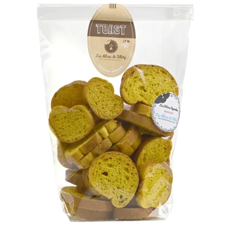 Toasts curry et curcuma - Apéritif croustillant et épicé