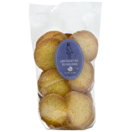 Galette fine nature pur beurre Bolomig - le sachet de 300 g | Pointe de Penmarc'h