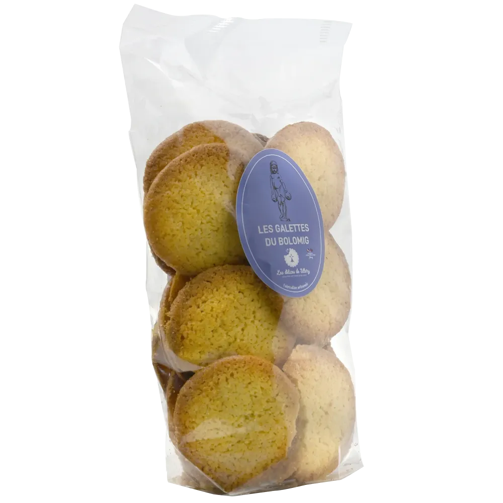 Galette fine nature pur beurre Bolomig - le sachet de 300 g | Pointe de Penmarc'h