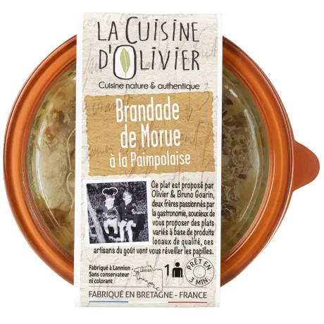 Brandade de morue à la paimpolaise - Recette bretonne authentique