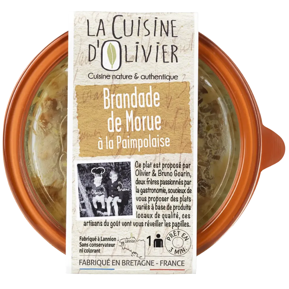 Brandade de morue à la paimpolaise - Recette bretonne authentique