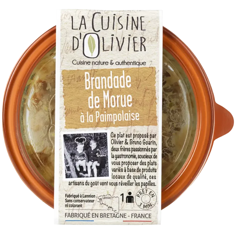 Brandade de morue à la paimpolaise - Recette bretonne authentique