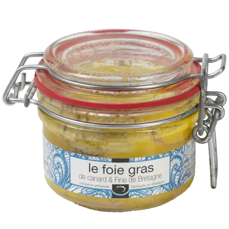Foie gras de canard à la Fine de Bretagne - Raffinement & saveurs festives