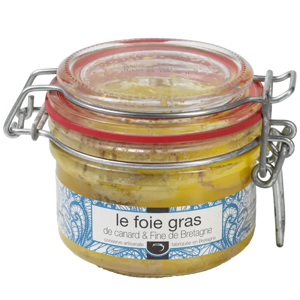 Foie gras de canard à la Fine de Bretagne - Raffinement & saveurs festives