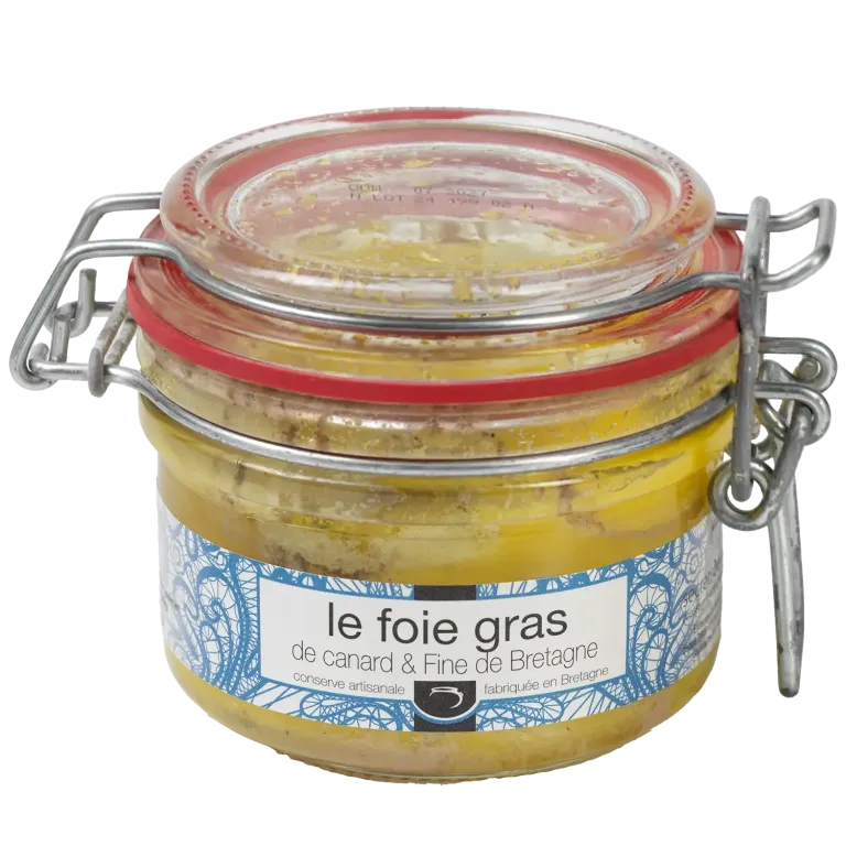 Foie gras de canard à la Fine de Bretagne - Raffinement & saveurs festives