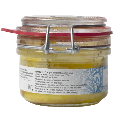 Foie gras de canard à la Fine de Bretagne - Raffinement & saveurs festives
