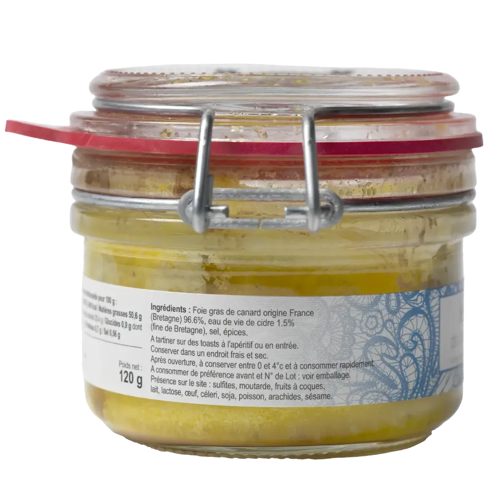 Foie gras de canard à la Fine de Bretagne - Raffinement & saveurs festives