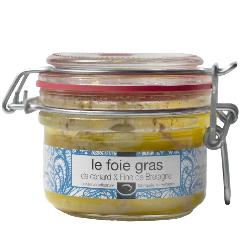 Foie gras de canard à la Fine de Bretagne - Raffinement & saveurs festives