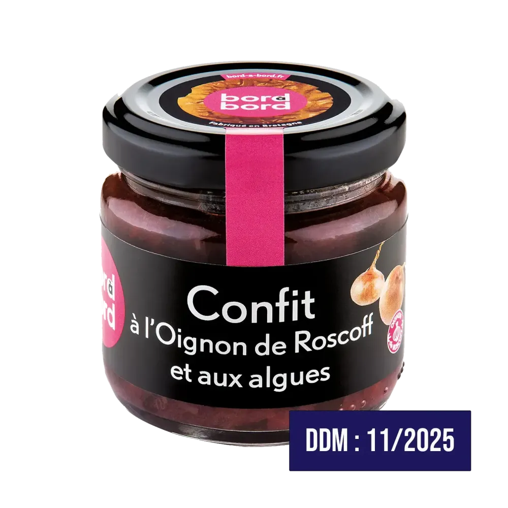 Confit d’oignon de Roscoff et algues - condiment breton iodé et gourmand
