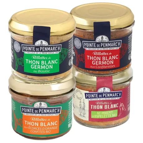 Assortiment de rillettes de thon