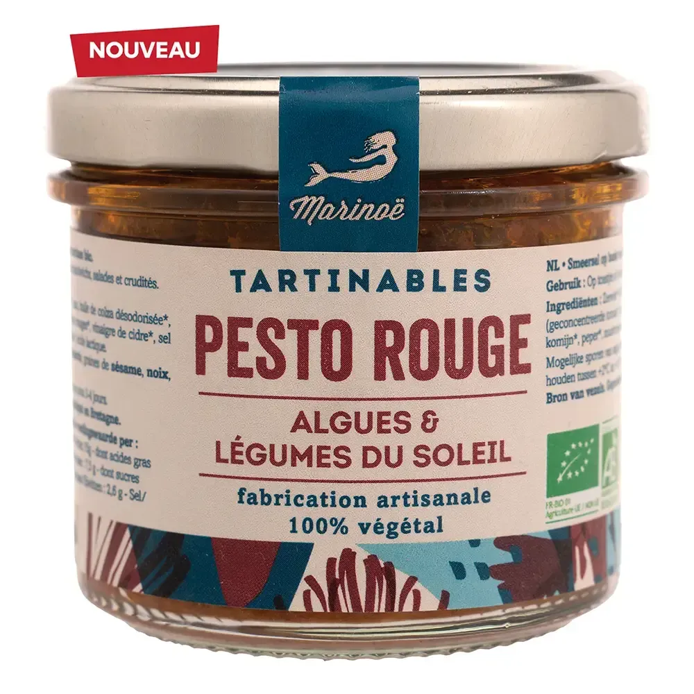 Pesto rouge aux algues – Saveurs marines et légumes du soleil
