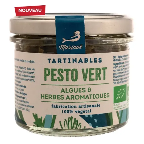Pesto vert aux algues – Recette bretonne bio & végétale