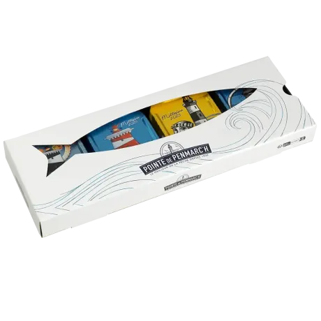 Coffret sérigraphié sardines à l'ancienne millésimes 2022 & 2023 - Édition limitée collector
