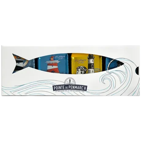 Coffret sérigraphié sardines à l'ancienne millésimes 2022 & 2023 - Édition limitée collector