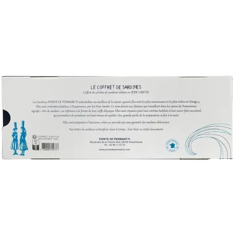 Coffret sérigraphié sardines à l'ancienne millésimes 2022 & 2023 - Édition limitée collector