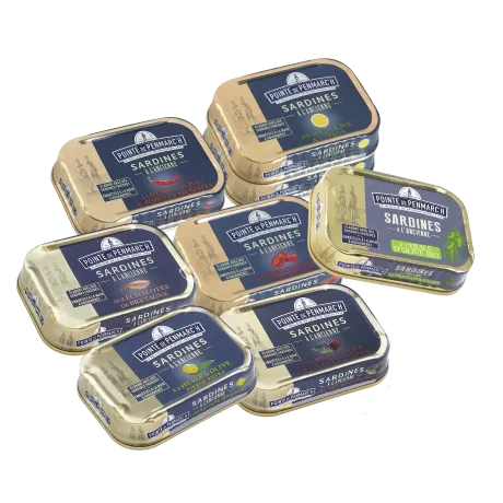Sardines et compagnie - Assortiment de sardines à l’ancienne en conserve