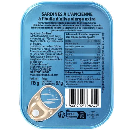 Coffret sérigraphié sardines à l'ancienne millésimes 2022 & 2023 - Édition limitée collector
