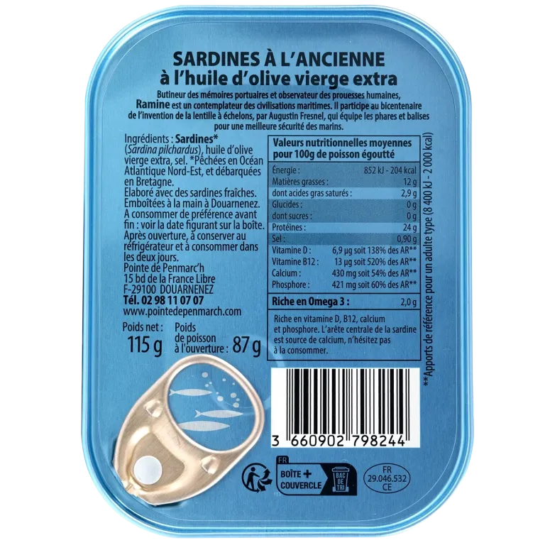 Coffret sérigraphié sardines à l'ancienne millésimes 2022 & 2023 - Édition limitée collector