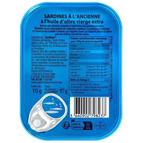 Coffret sérigraphié sardines à l'ancienne millésimes 2022 & 2023 - Édition limitée collector