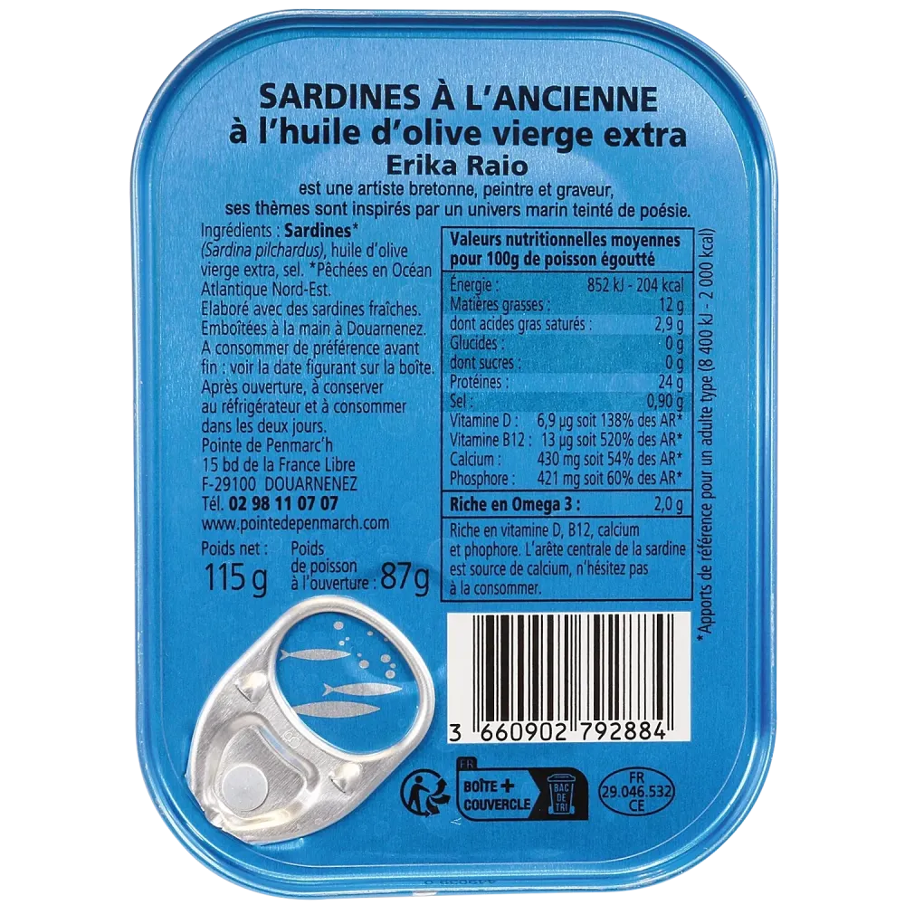 Coffret sérigraphié sardines à l'ancienne millésimes 2022 & 2023 - Édition limitée collector
