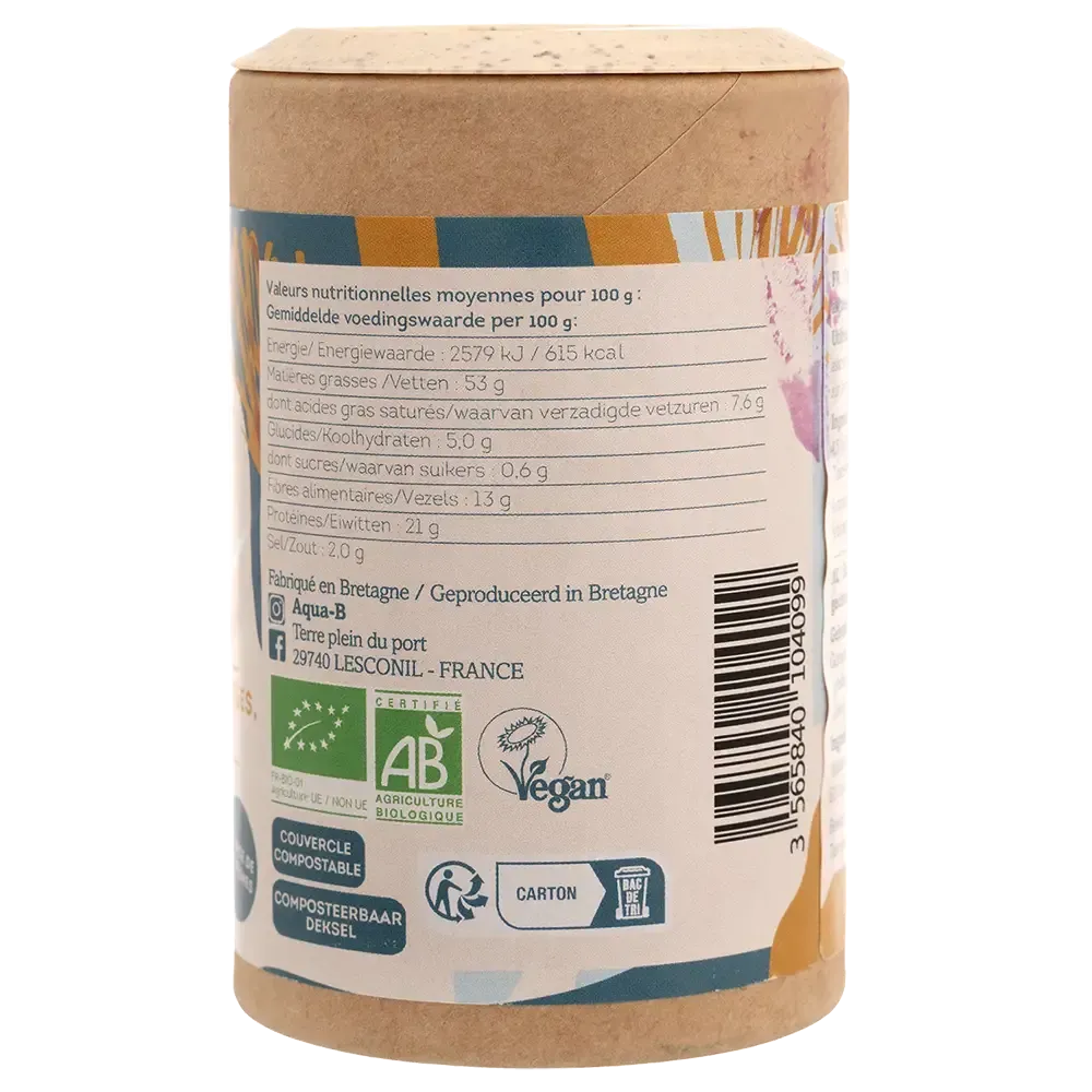 Gomasio aux algues - Condiment breton bio et minéral