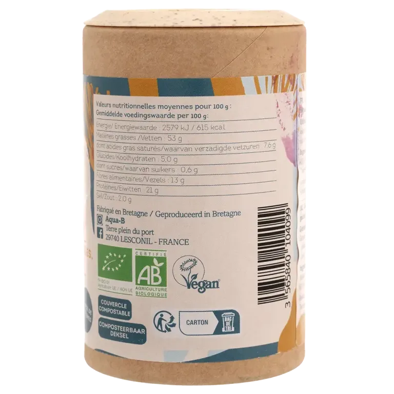Gomasio aux algues - Condiment breton bio et minéral