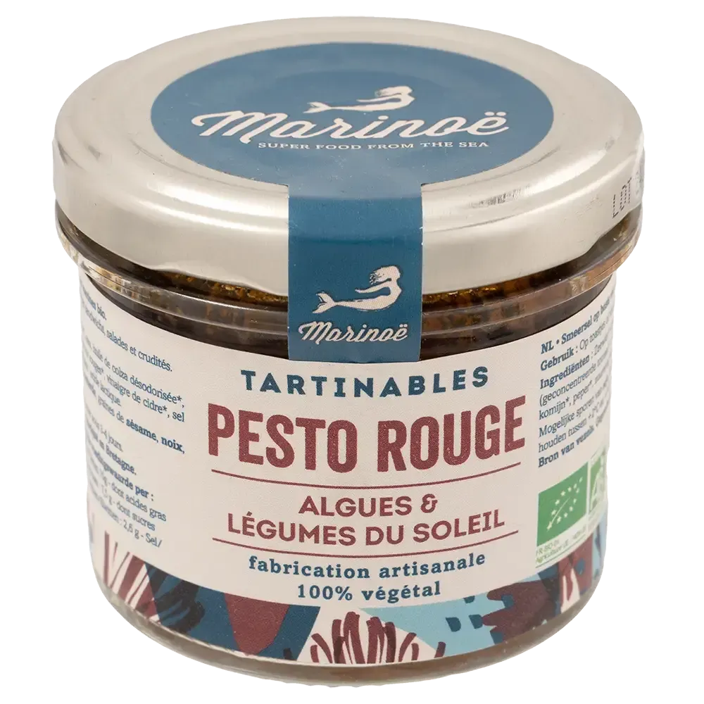 Pesto rouge aux algues - Saveurs marines et légumes du soleil