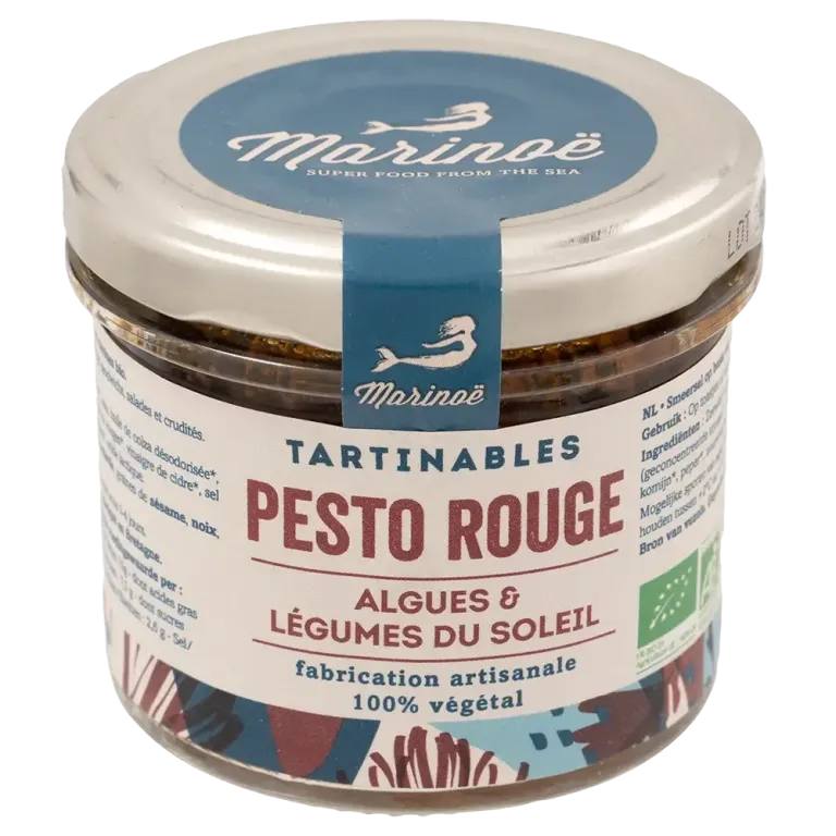 Pesto rouge aux algues - Saveurs marines et légumes du soleil