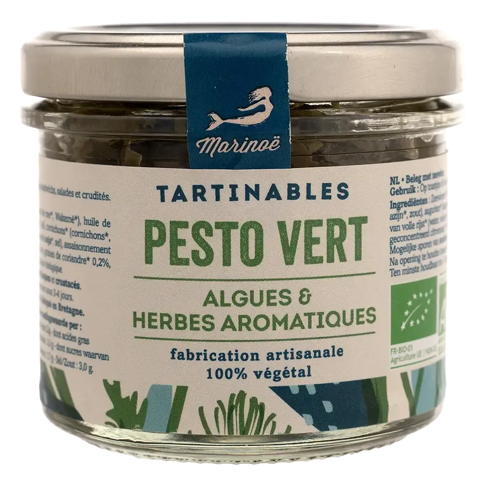 Pesto vert aux algues - Recette bretonne bio & végétale