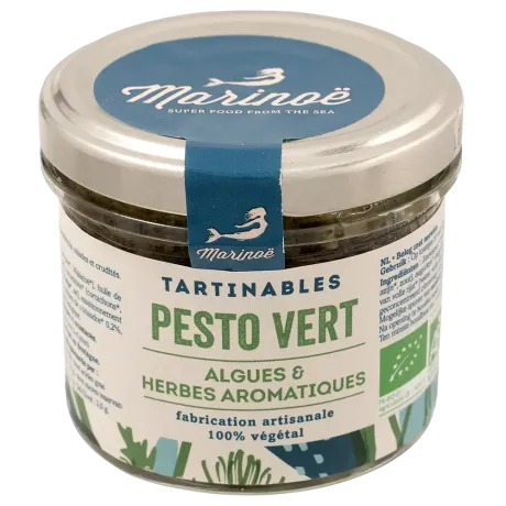 Pesto vert aux algues - Recette bretonne bio & végétale