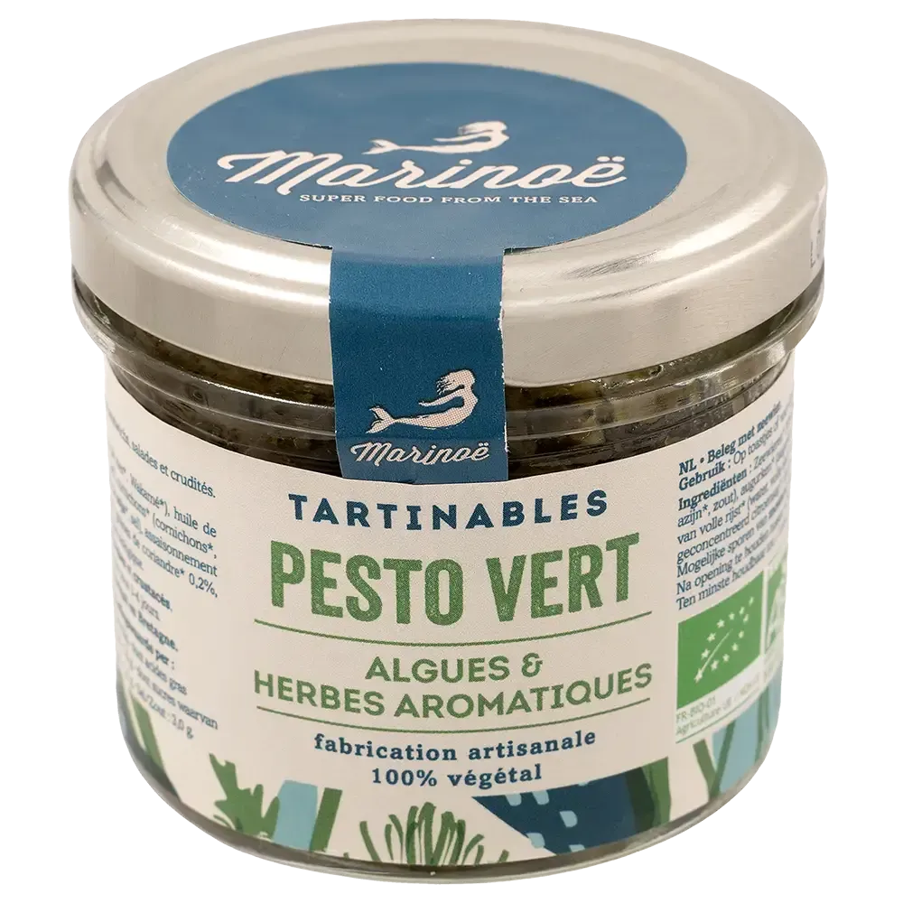 Pesto vert aux algues - Recette bretonne bio & végétale