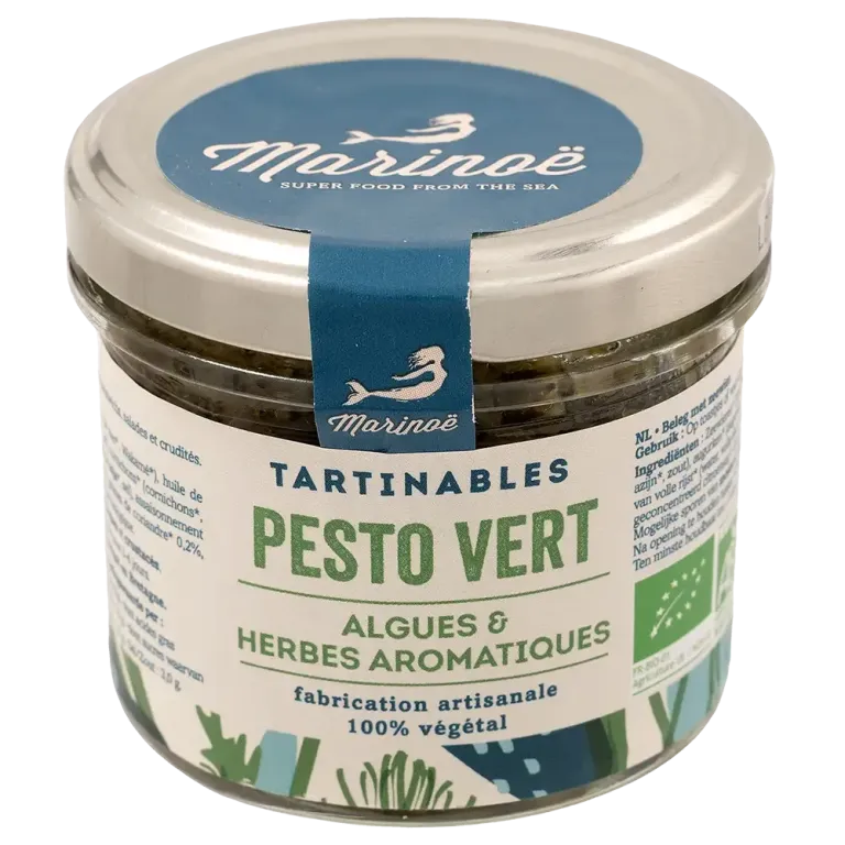 Pesto vert aux algues - Recette bretonne bio & végétale