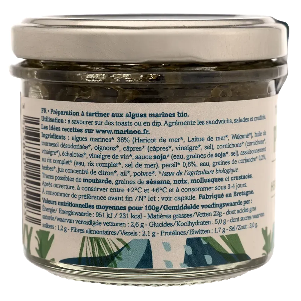 Pesto vert aux algues - Recette bretonne bio & végétale