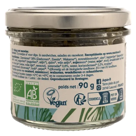 Pesto vert aux algues - Recette bretonne bio & végétale