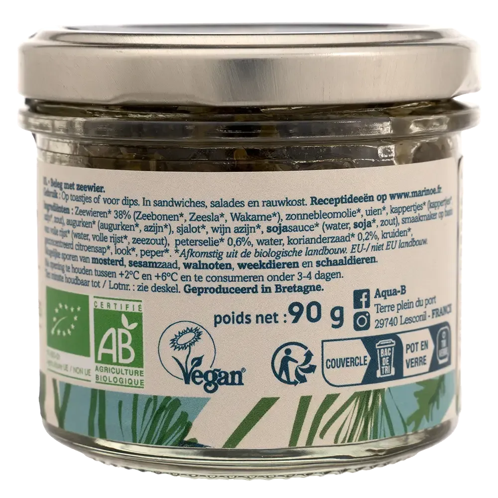 Pesto vert aux algues - Recette bretonne bio & végétale