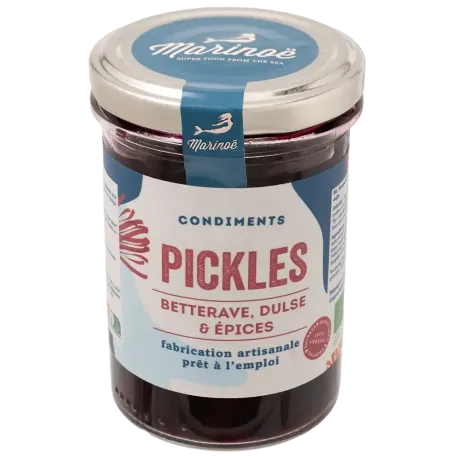 Pickles betterave, dulse & épices - Condiment iodé et artisanal breton