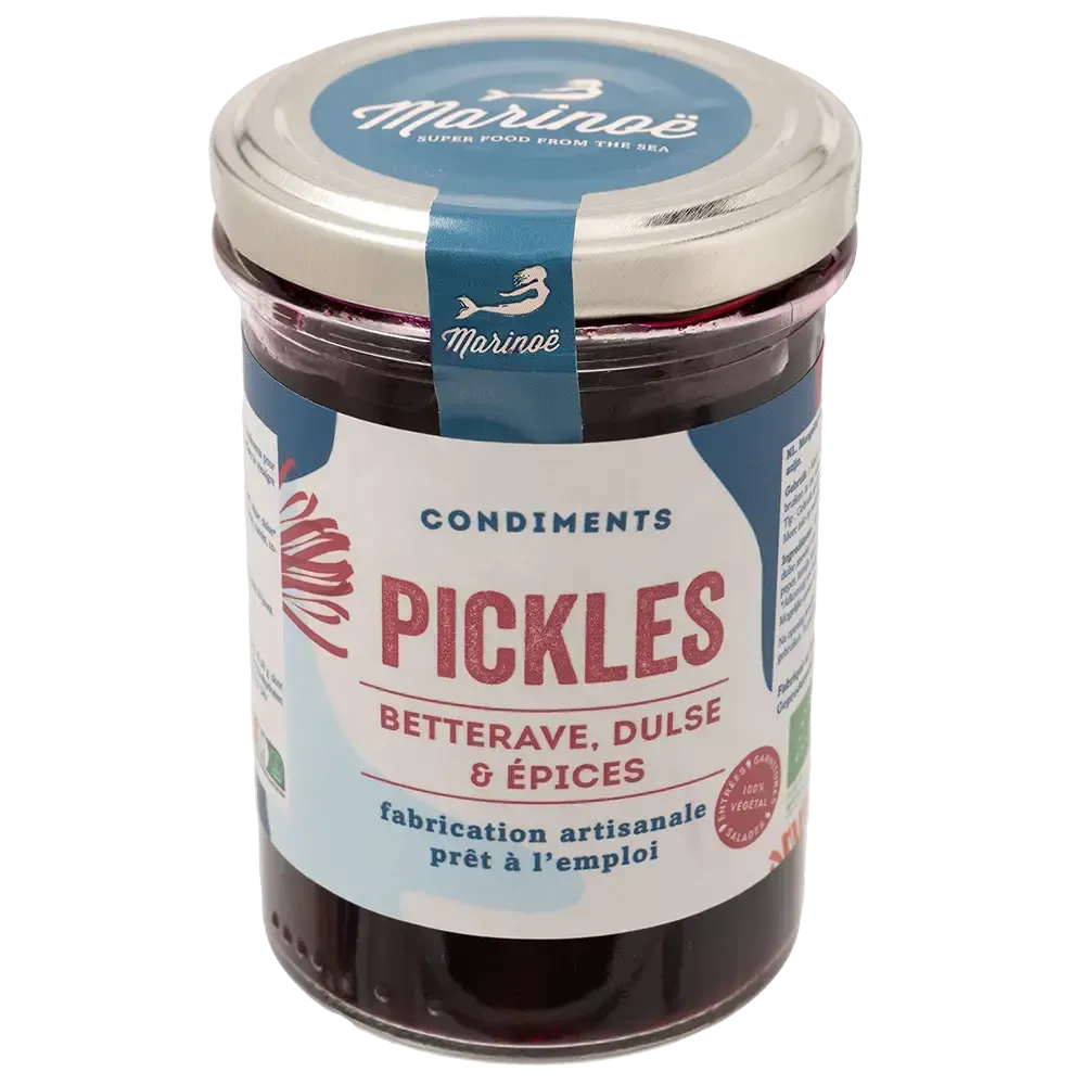 Pickles betterave, dulse & épices - Condiment iodé et artisanal breton
