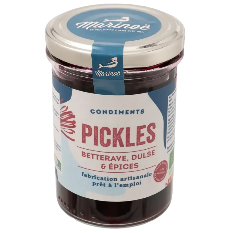 Pickles betterave, dulse & épices - Condiment iodé et artisanal breton