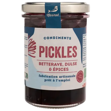 Pickles betterave, dulse & épices - Condiment iodé et artisanal breton