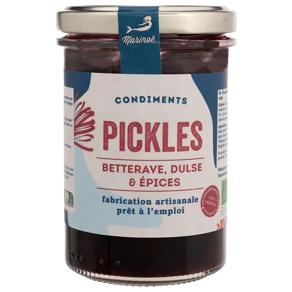 Pickles betterave, dulse & épices - Condiment iodé et artisanal breton