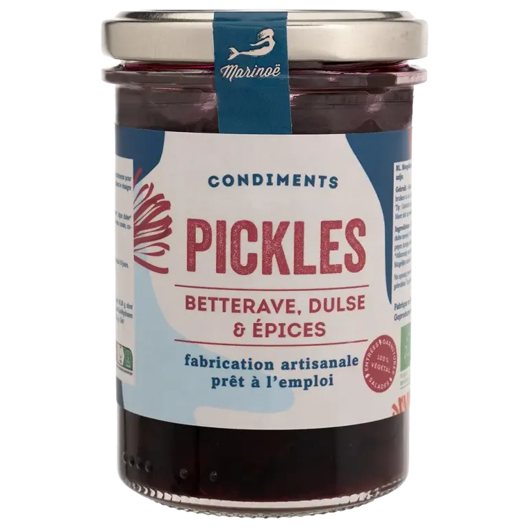 Pickles betterave, dulse & épices - Condiment iodé et artisanal breton