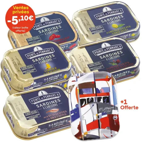 Assortiment de sardines à l'ancienne