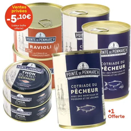 Assortiment de plats cuisinés