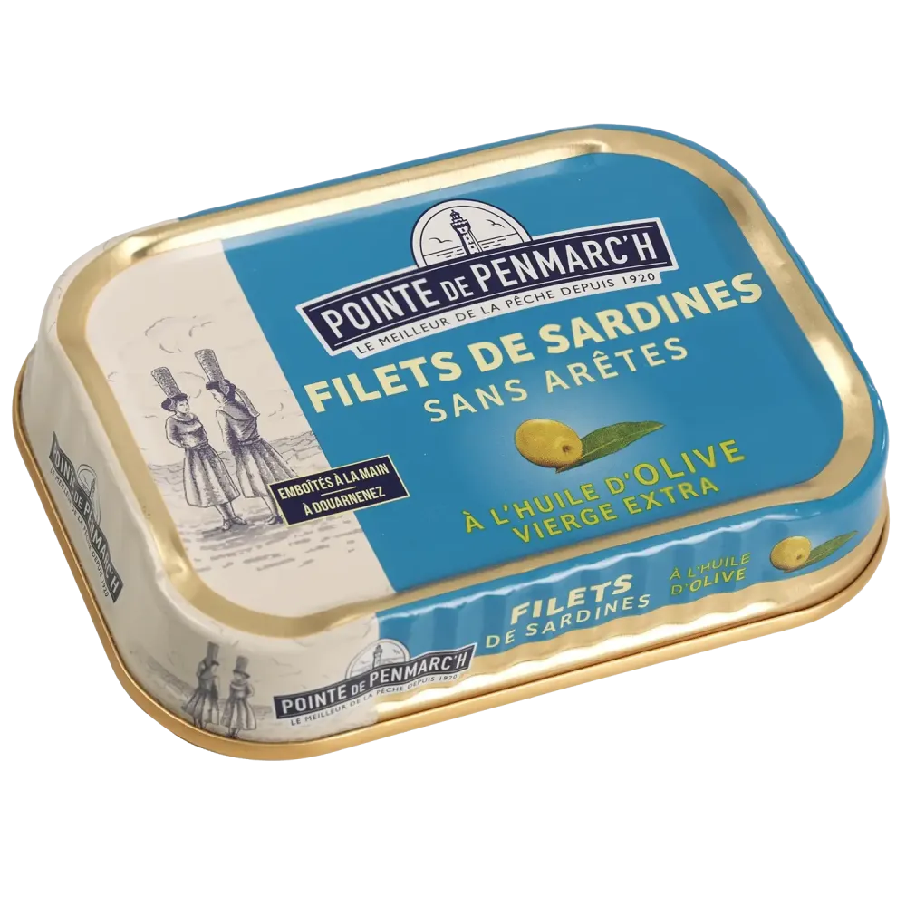 Coffret cordelette de 6 boîtes de filets de sardines