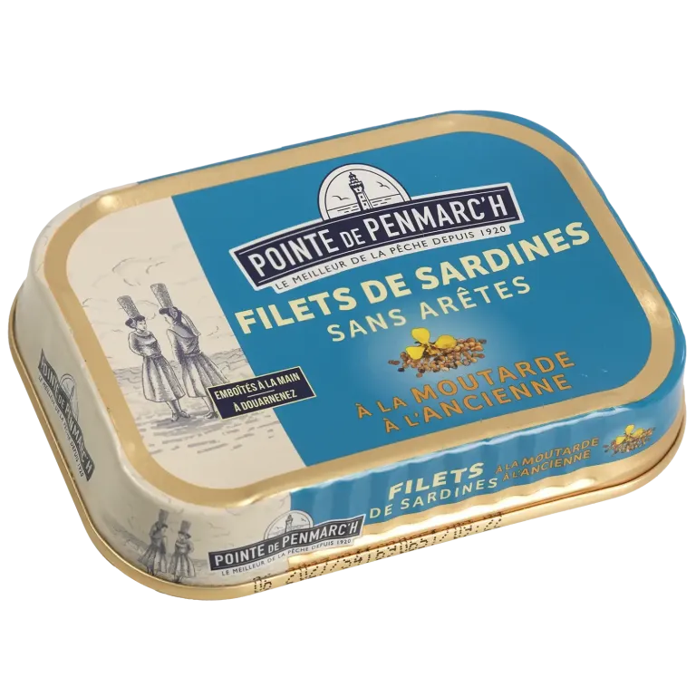 Coffret cordelette de 6 boîtes de filets de sardines