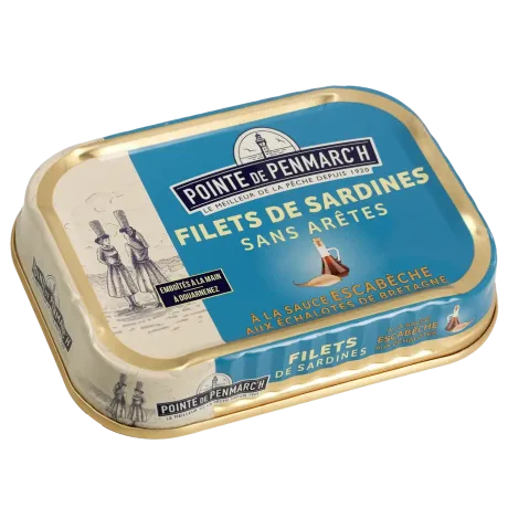 Coffret cordelette de 6 boîtes de filets de sardines