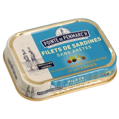 Coffret cordelette de 6 boîtes de filets de sardines
