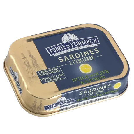 Coffret cordelette de 6 boîtes de sardines à l'ancienne